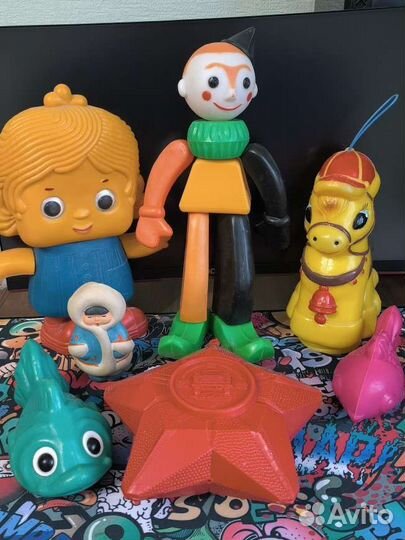 Пластмассовые игрушки СССР