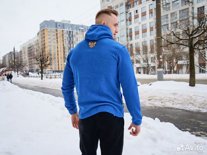 Зип худи флисовое