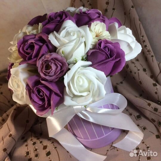 Букеты из мыльных цветов