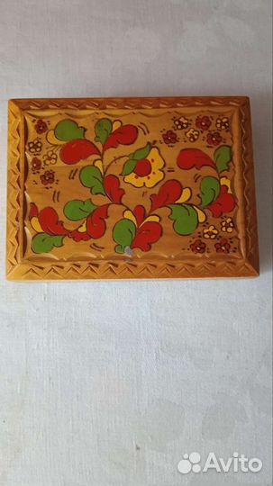 Шкатулка деревянная СССР