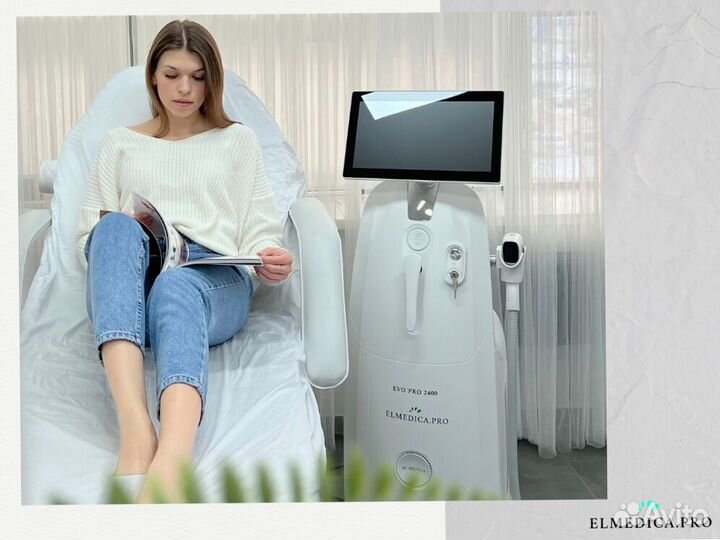 Диодный лазер Эльмедика MaxOne 1200вт, рассрочка