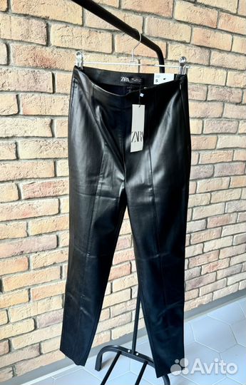 Леггинсы из экокожи zara