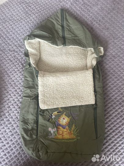 Зимний конверт в коляску