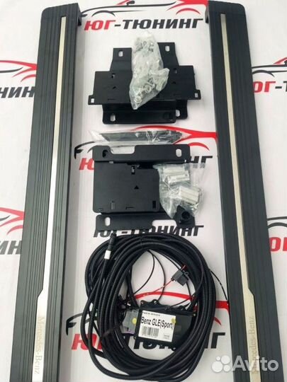 Выдвижные пороги на Mercedes GLE Coupe C292