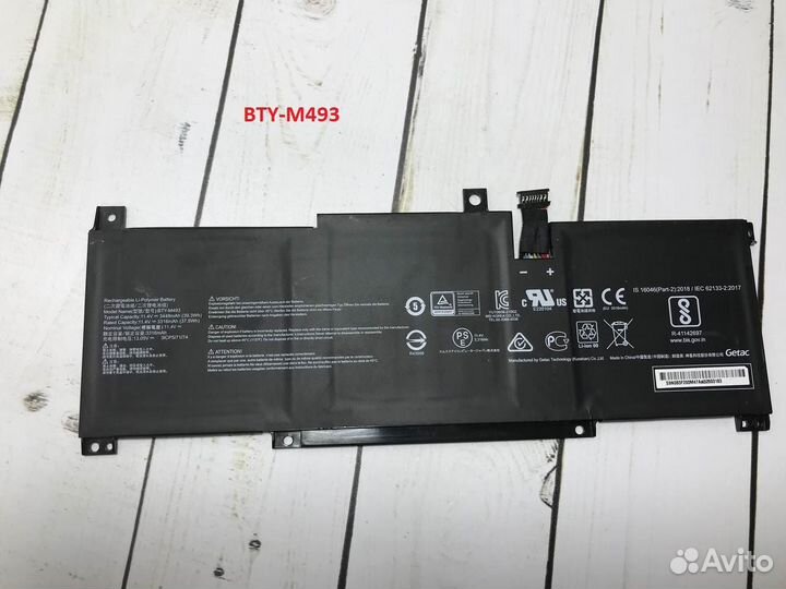 Аккумуляторы для ноутбуков Asus и MSI Б\У