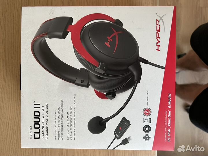Наушники hyperx cloud 2