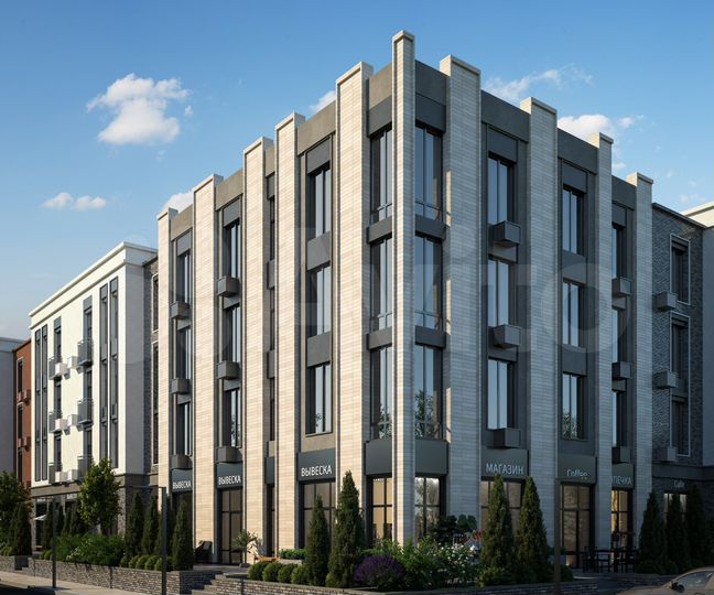 1-к. квартира, 45,2 м², 2/4 эт.