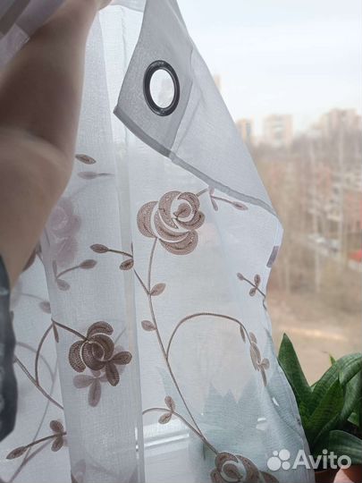 Тюль на люверсах