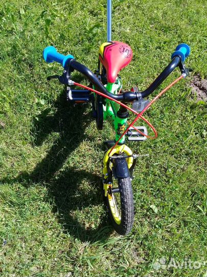 Велосипед детский Stern Robot 14, зеленый, желтый