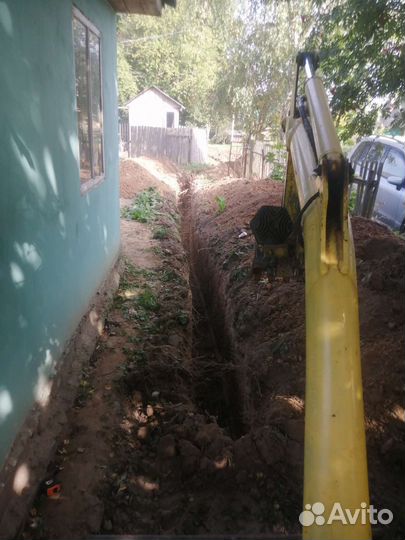 Услуги мини экскаватора копка земляные работы
