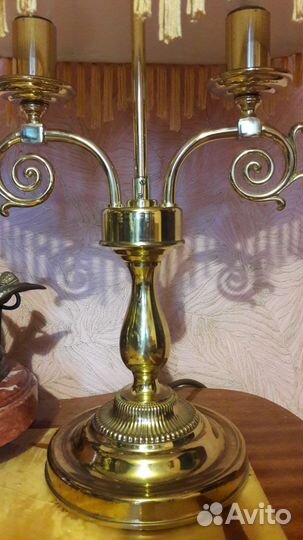 Антикварная настольная лампа. Германия