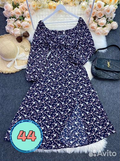 Платье с принтом