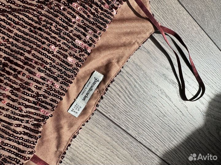 Платье с паетками stradivarius