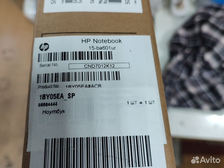 Ноутбук hp