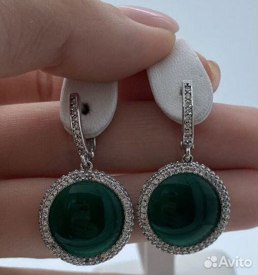 Серьги серебро