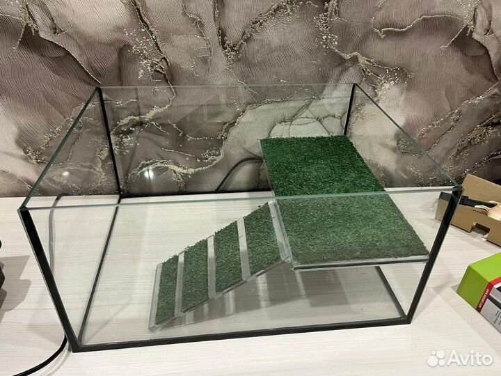 Новый аквариум для черепахи 25л комплект