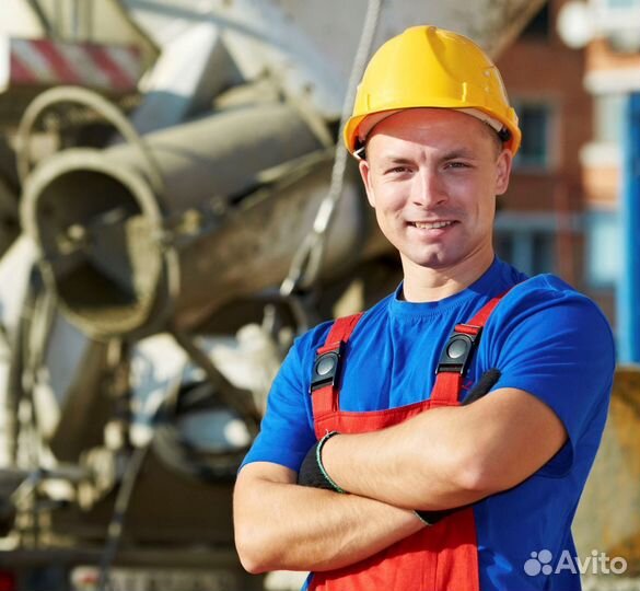 Рабочий на стройку. Полное питание, проживание