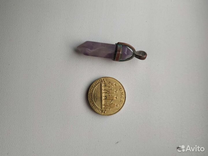Кулон из кристалла аметиста против пьянства