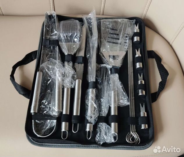 Наборы для барбекю 10 и 15 предметов