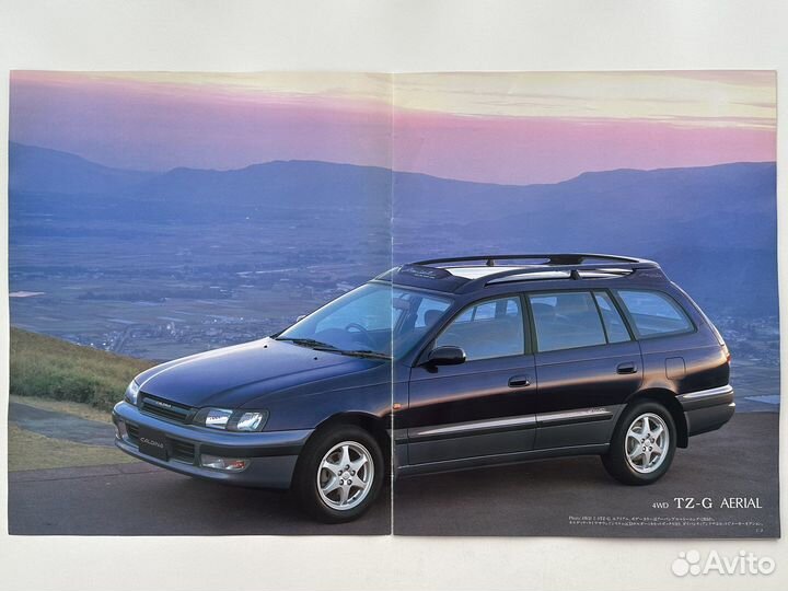 Дилерский каталог Toyota Caldina 1996 Япония
