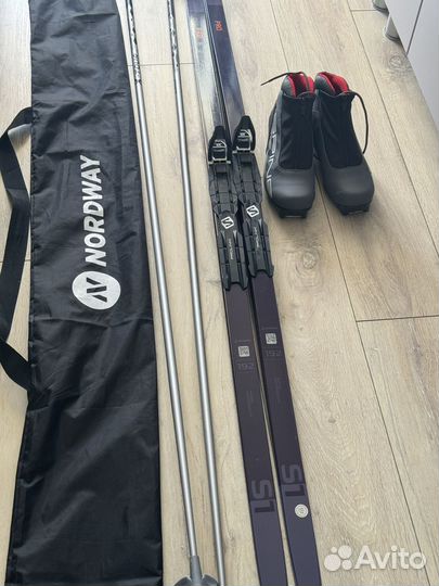 Комплект беговые лыж коньковые Atomic Pro S1