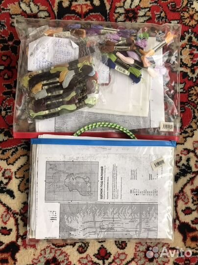 Наборы для вышивки крестом остатки