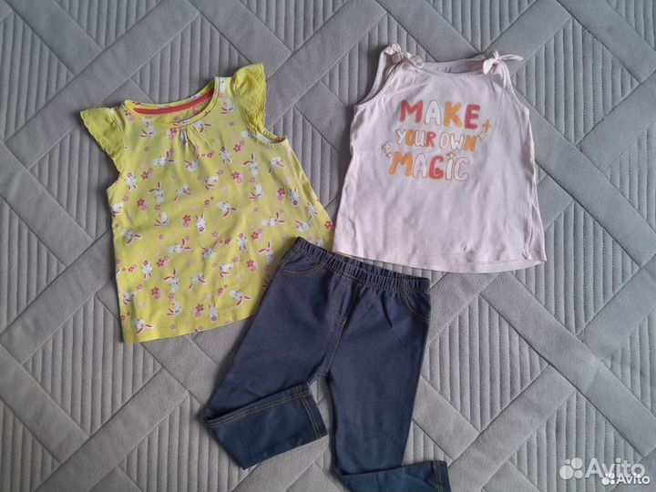 Пакет летних вещей на девочку 92