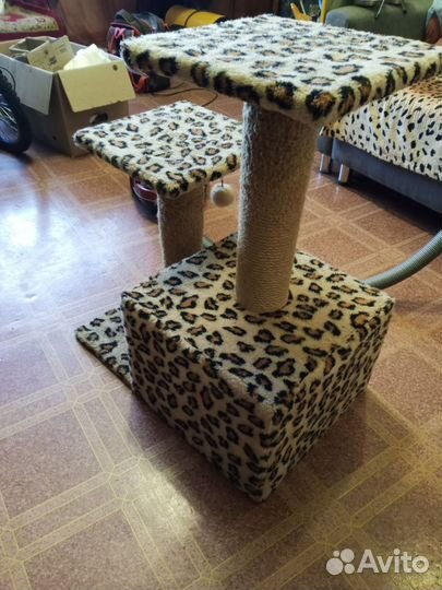 Домик для кошки когтеточка