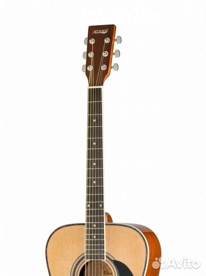 Акустическая гитара homage, натуральная, новая