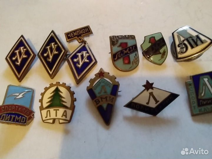 Значки спортклуб, Вуз, институт