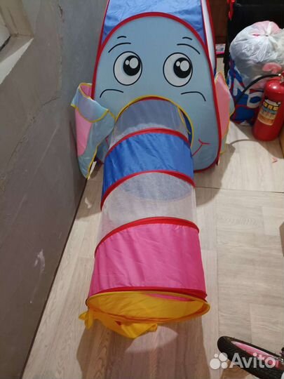 Детский игровой тоннель палатка 