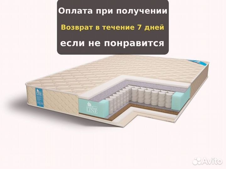 Матрас с ортопедической пеной 140х190, 200х200