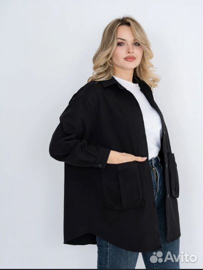 Рубашка удлиненная