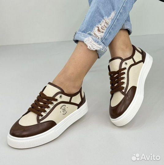 Кеды женские hermes 2 цвета