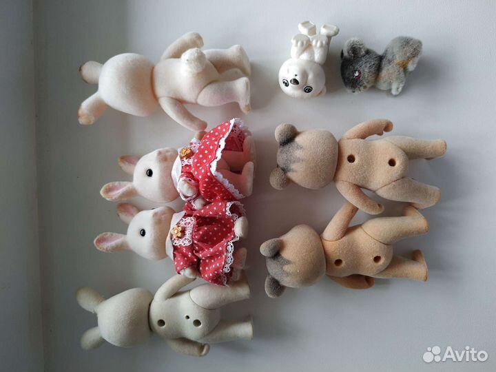 Sylvanian families запчасти, машинки, мебель,звери