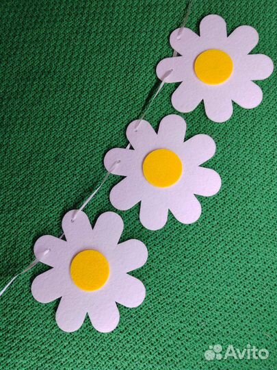 Гирлянда растяжка из фетра