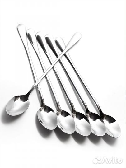 Ложки чайные длинные 19 см (6 шт.)