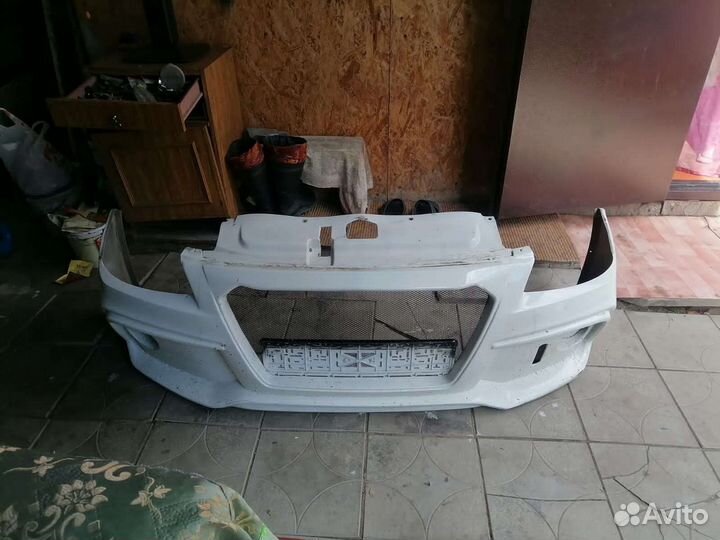 Бампер приора тюнингованый передний
