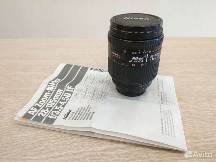 Объектив nikkor 28-105/3.5-4.5 D в идеале продаю