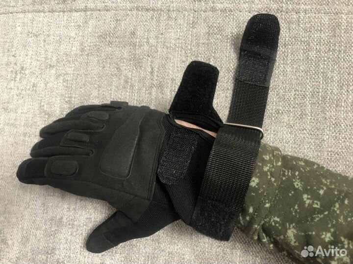 Перчатки тактические черные