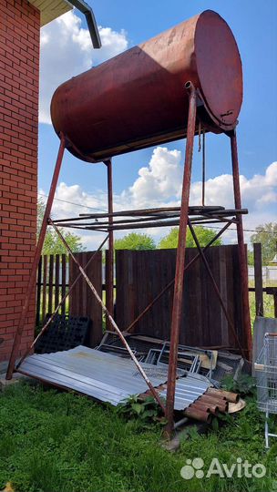 Бочка металлическая 3 куба