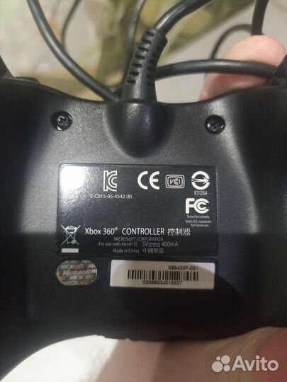 Геймпад xbox 360 оригинальный
