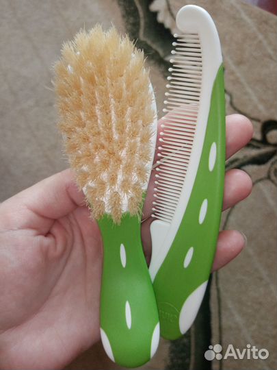 Расчёска Nuk натуральная щетина для младенцев