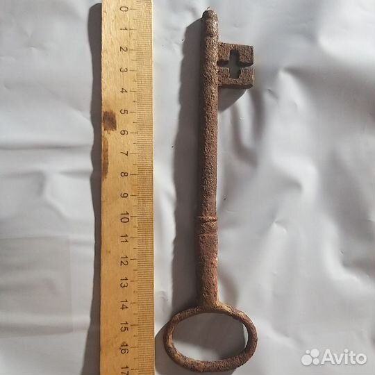 Имперский Ключ с крестом, редкий, старинный