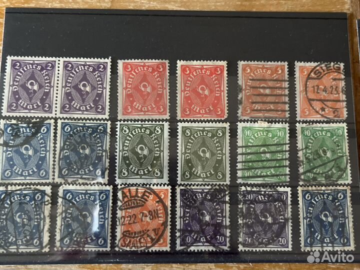 Почтовые марки коллекция 1923 г