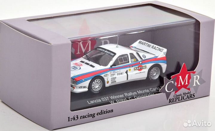 Lancia 037 Winner Rally Monte Carlo 1983 Cmr 1:43
