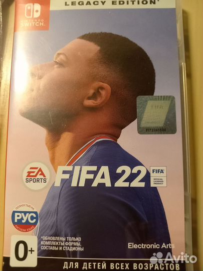 Игра fifa 22 Nintendo switch