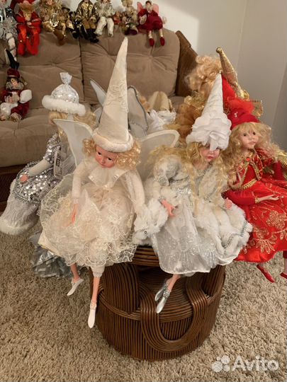 Фарфоровые музыкальные куклы феи