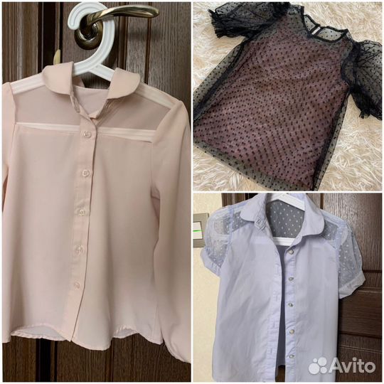 Школьная блузка 116-122