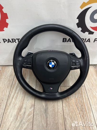 М руль с airbag лепестки Bmw 5 F10 2.5 N52 2011